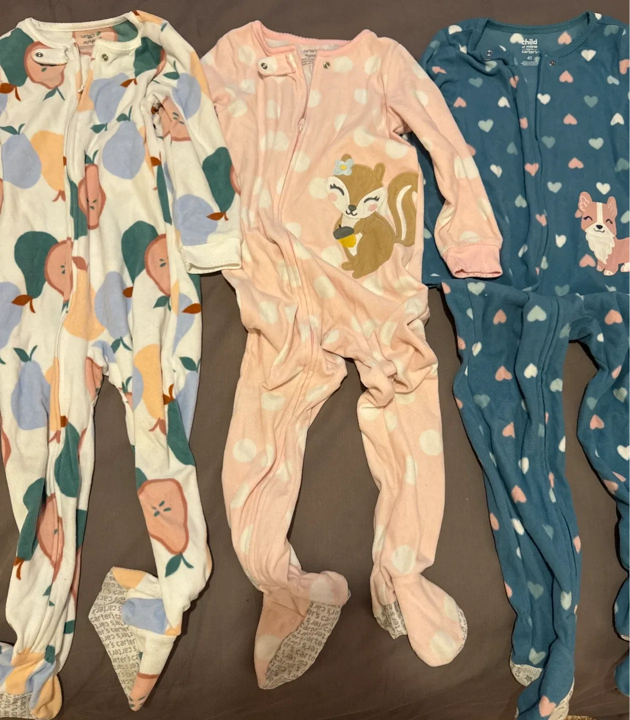 Carter's, Child of Mine Footed Pajamas - Size 4T