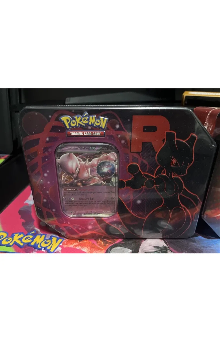 Pokémon TCG Team Rocket’s Tin - Mewtwo