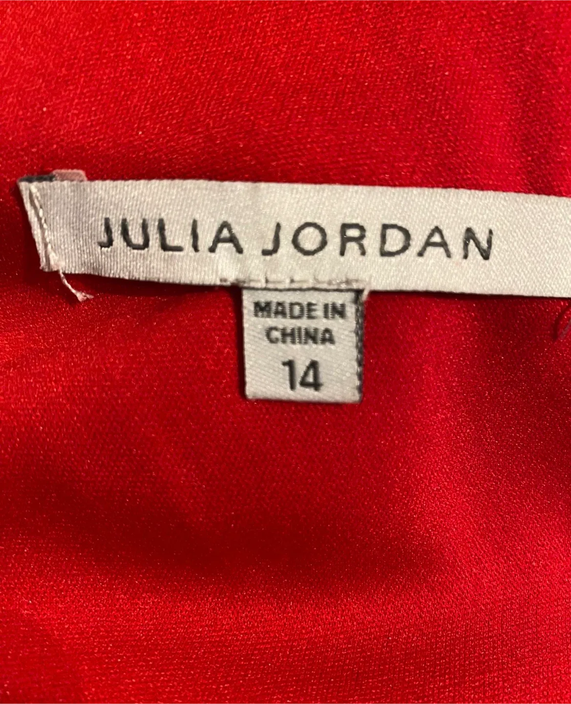 Julia Jordan Red Dress Size 14 image indicator(2)