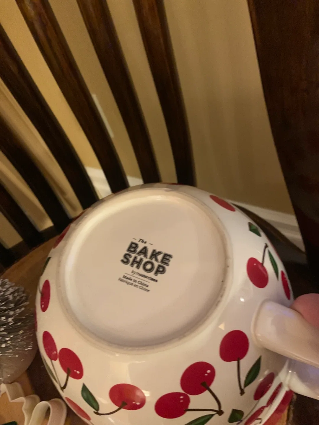 The Bake Shop Cherry Mixing Bowl #Cleanout image indicator(4)