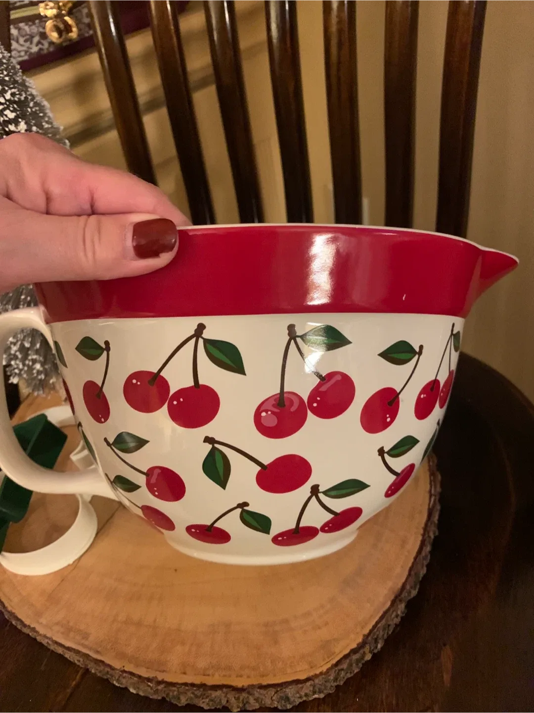 The Bake Shop Cherry Mixing Bowl #Cleanout image indicator(7)