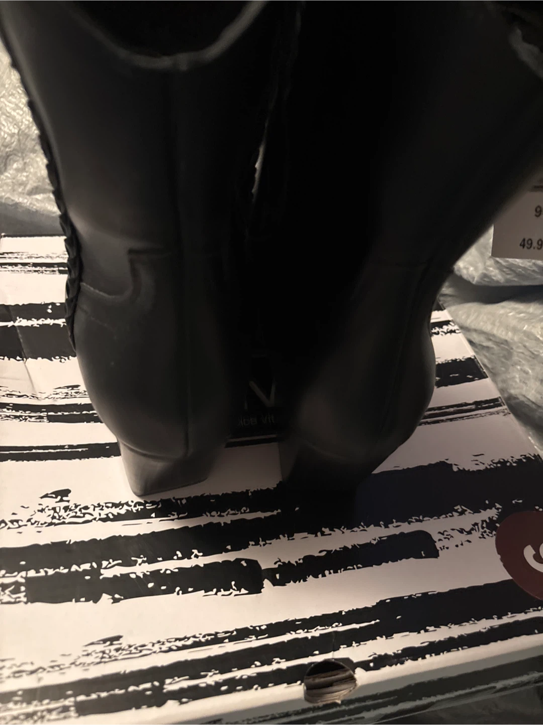Dolce Vita Black Ankle Boots - Size 9 - photo 2