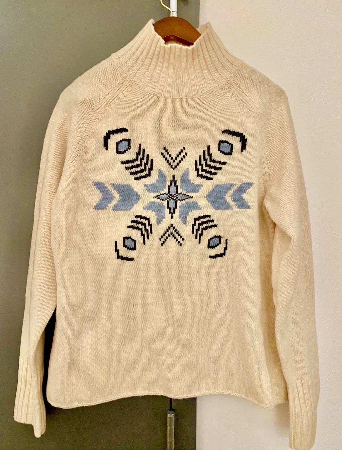 Fire + Ice Cream Color Sweater - Size L
