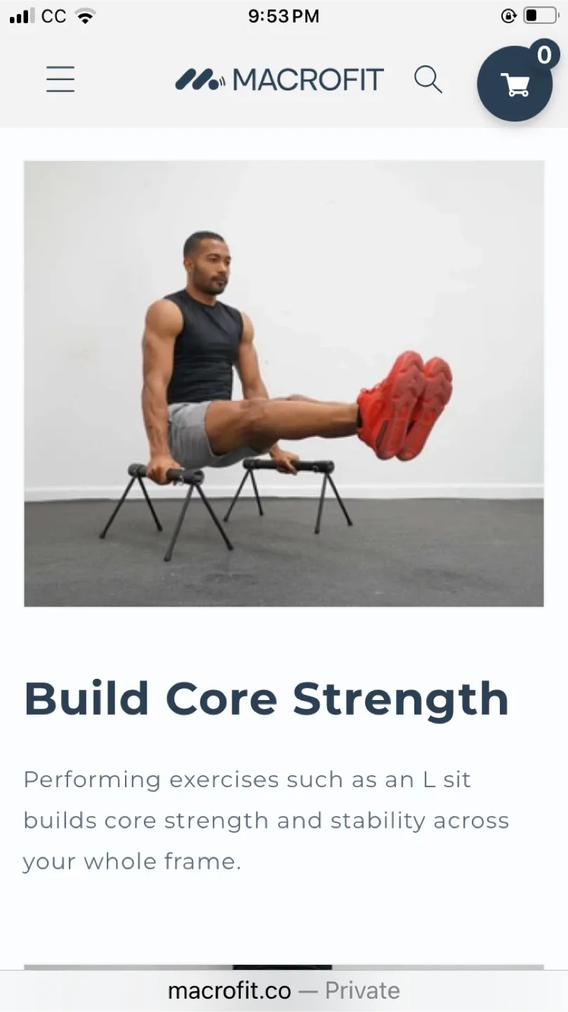 Fit! P-Bars Handstand Training Equipment image indicator(6)