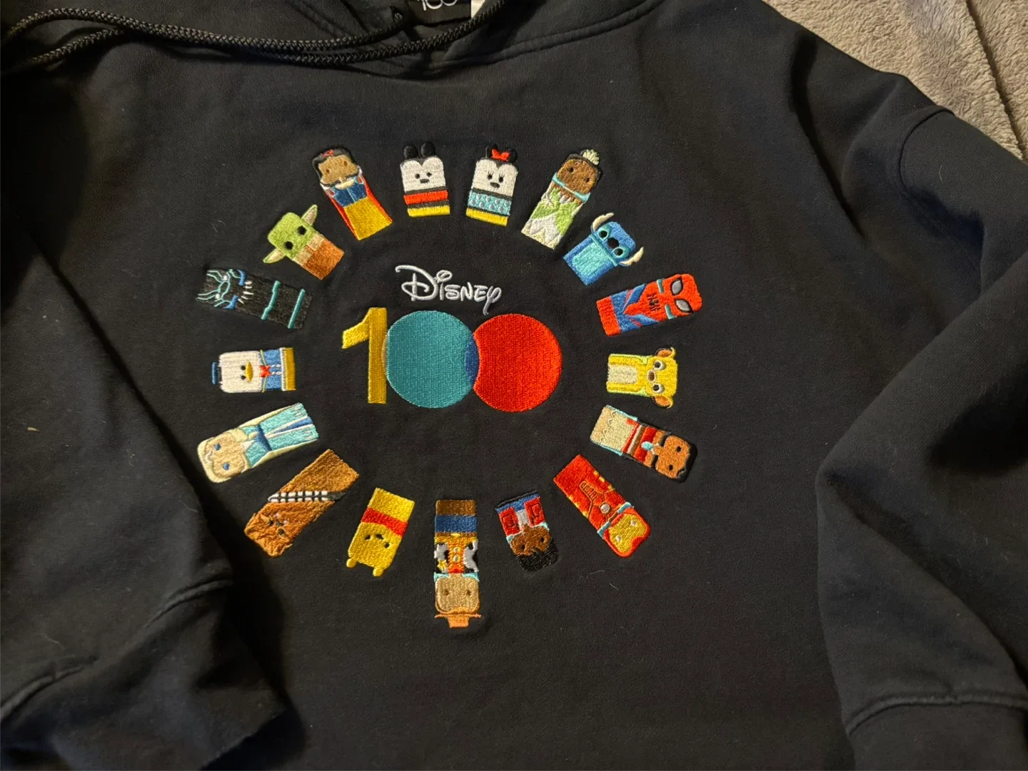 Disney 100th Anniversary Black Hoodie image indicator(2)