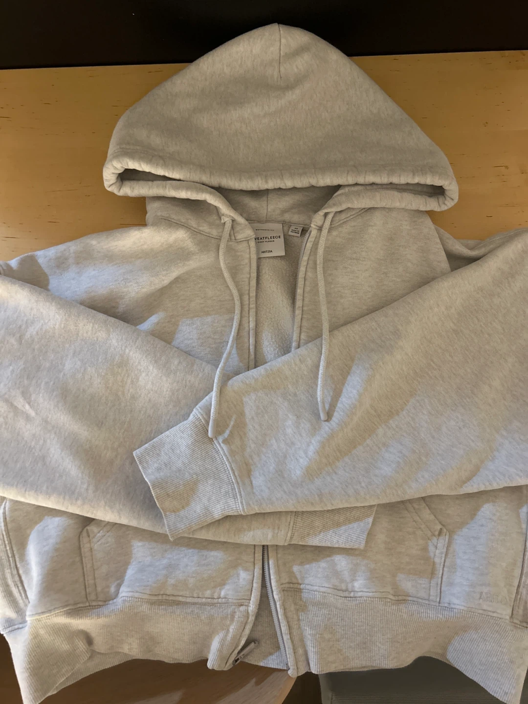 Aritzia Sweatfleece Zip-Up Hoodie