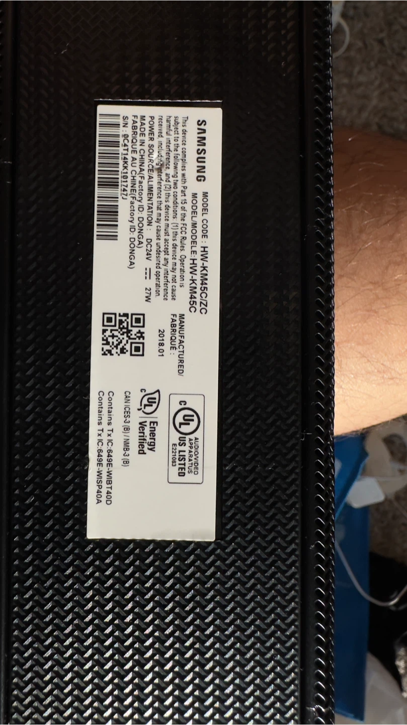 Samsung sound bar and subwoofer 300W - photo 3