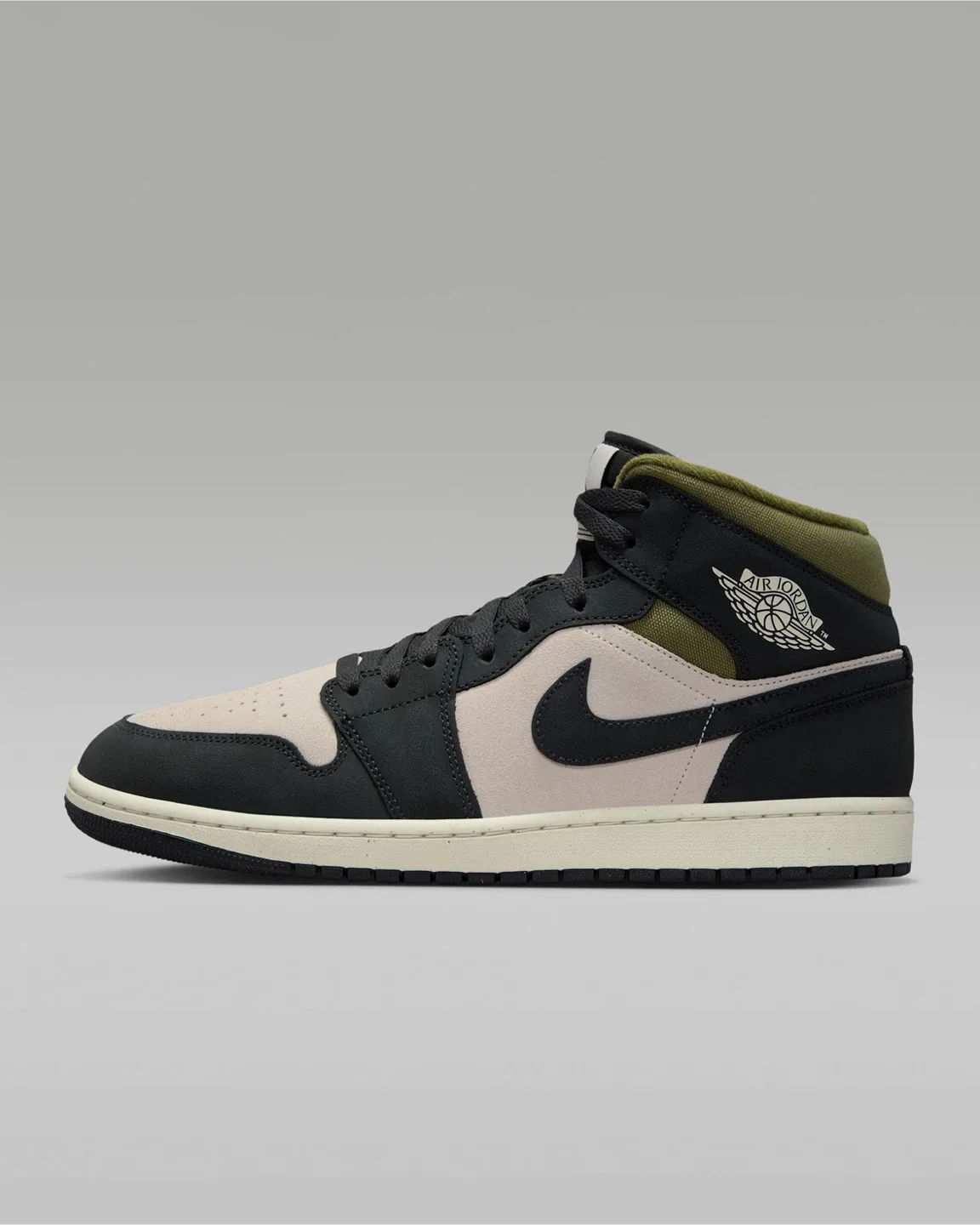 Nike Air Jordan 1 Mid Olive Aura
