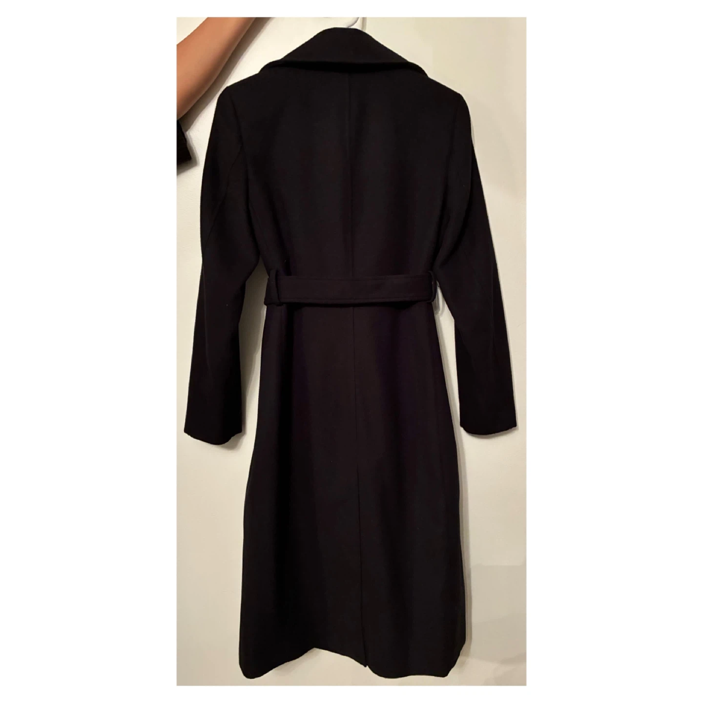 H&M Black Tie-Belt Coat - Size XS - photo 3