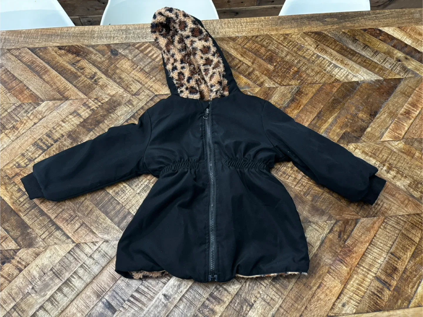 Toddler Girls Reversible Jacket- Size 4