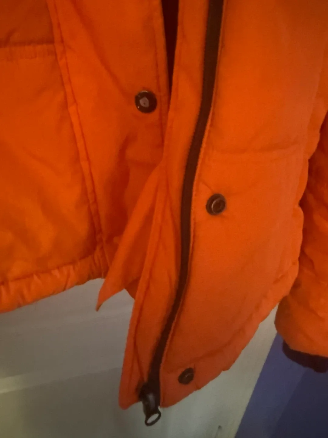 Forever 21 Sport Orange Puffer Jacket XS #Cleanout image indicator(6)