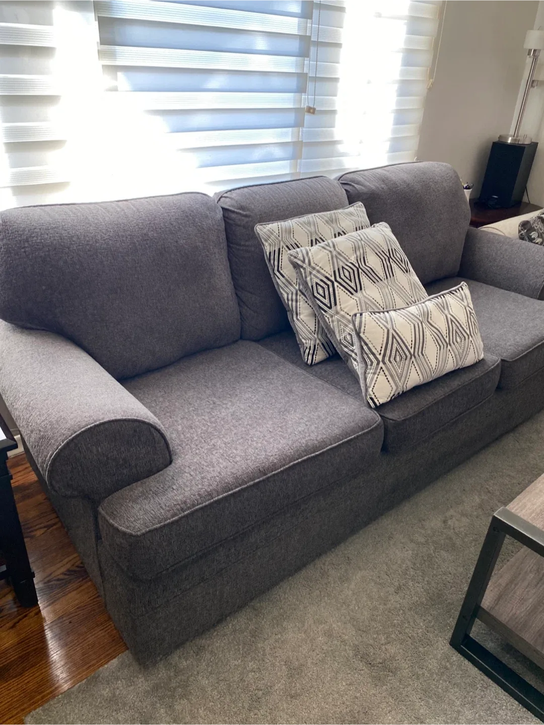 GREY FABRIC SOFA image indicator(2)