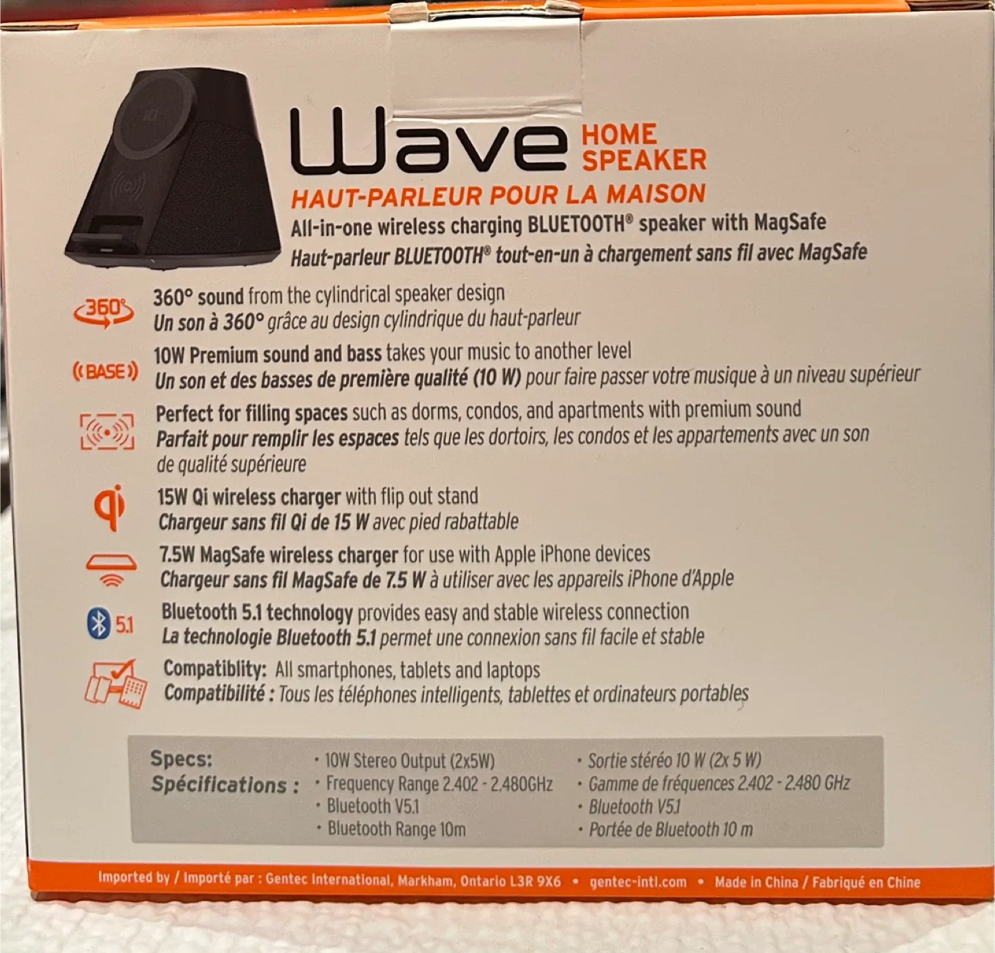 New iQ Wave Home Speaker with MagSafe Charging image indicator(4)