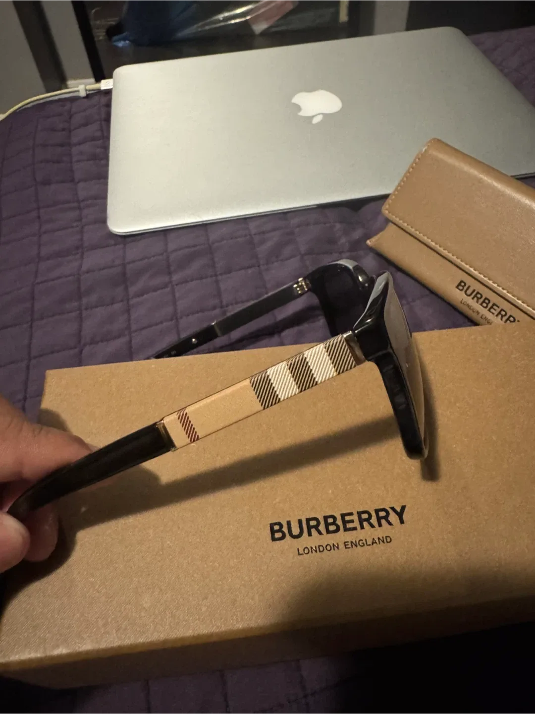Brand new Burberry Sunglasses with Case image indicator(2)