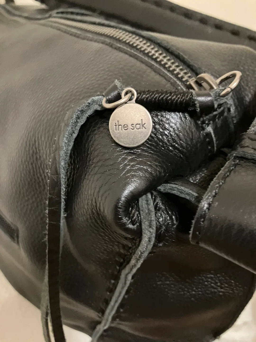 The Sak Black Leather Shoulder Bag image indicator(6)