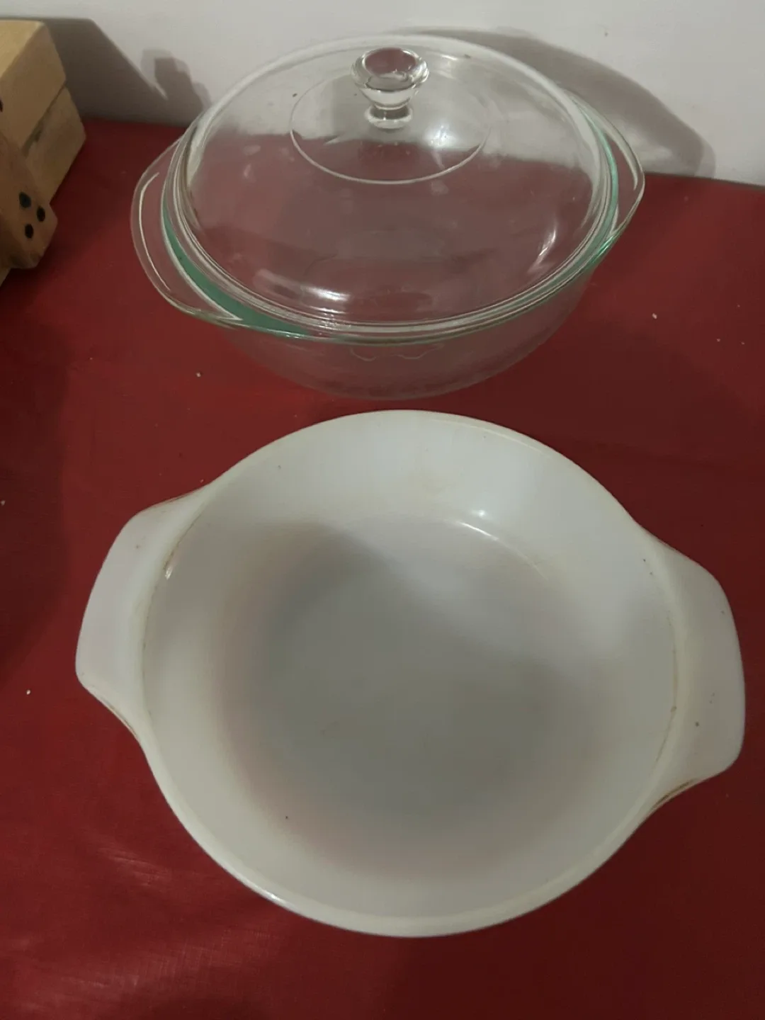 Vintage Pyrex Casserole Dish with Lid