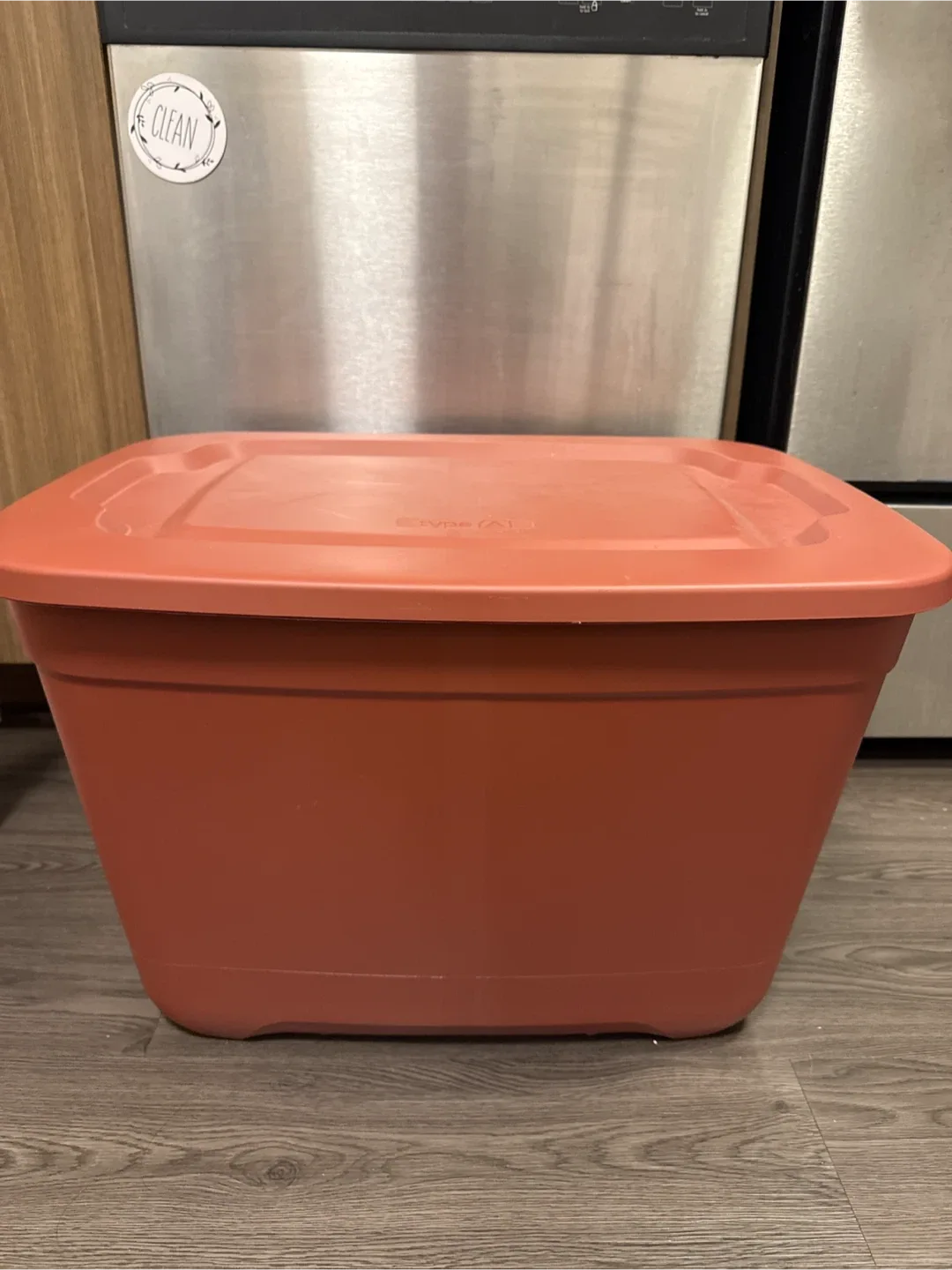 Type A 68 L Storage Container - Terracotta