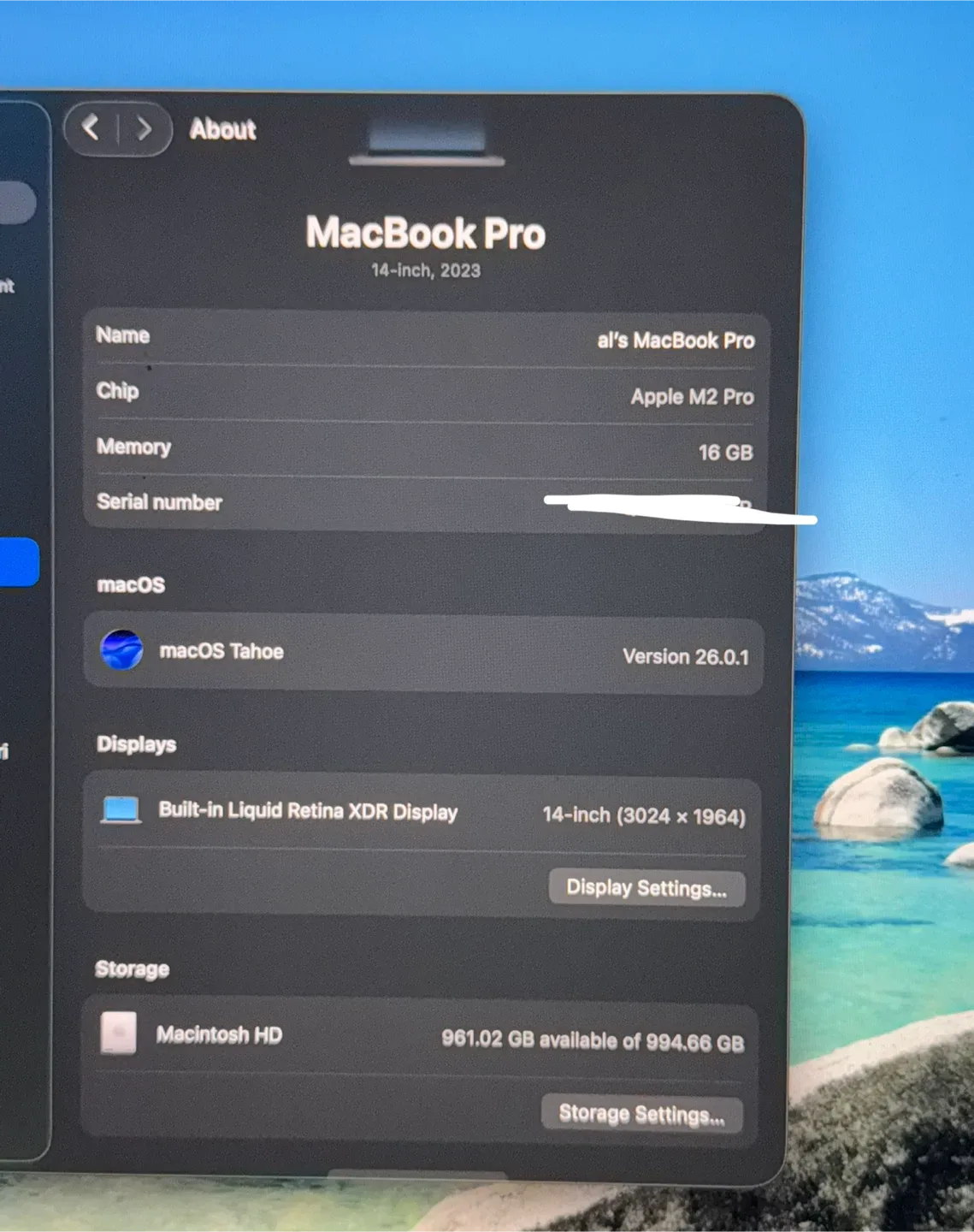 MacBook Pro 14-Inch, Apple M2 Pro Chip