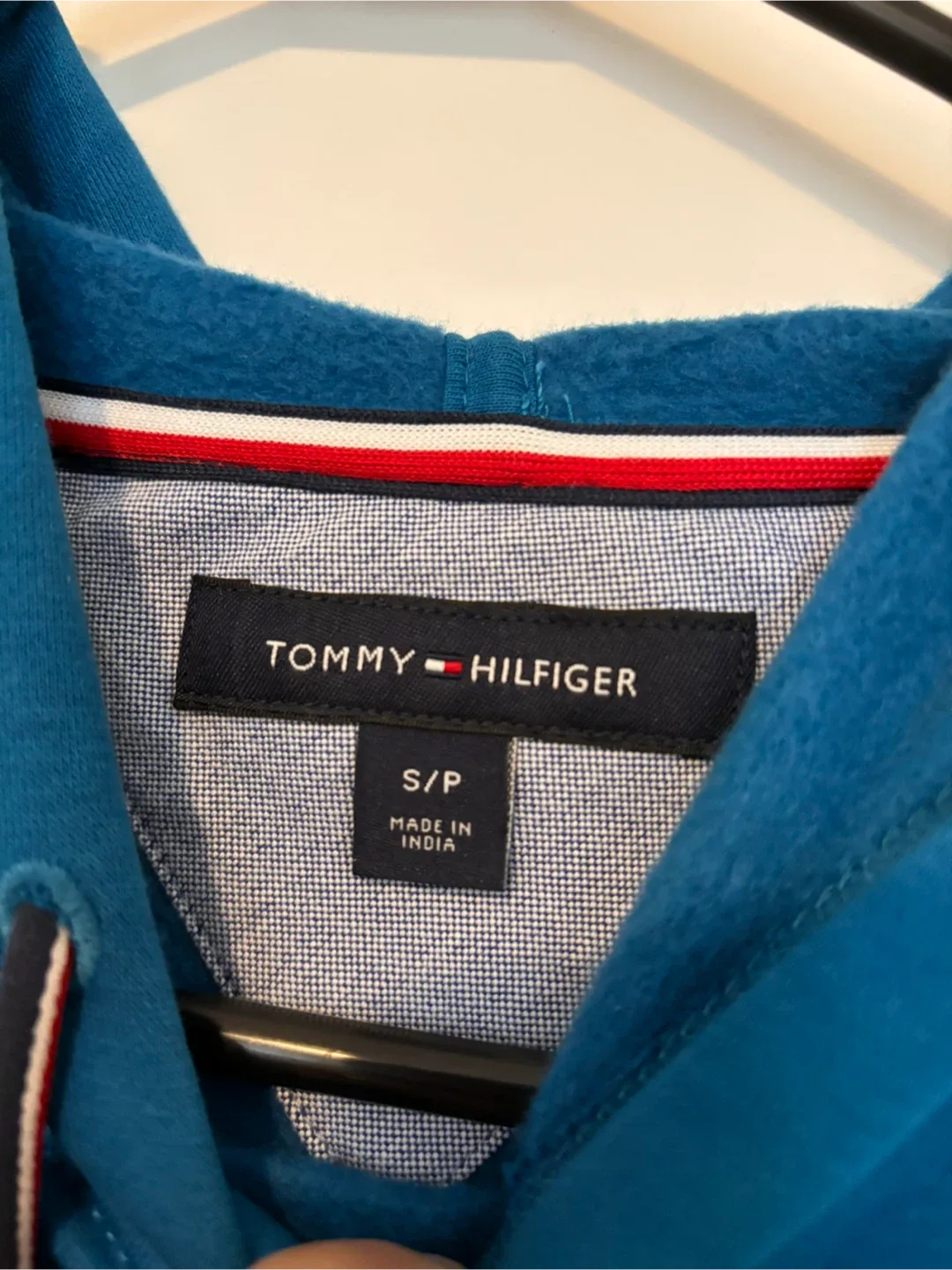 Tommy Hilfiger Blue Hoodie - Size S image indicator(3)