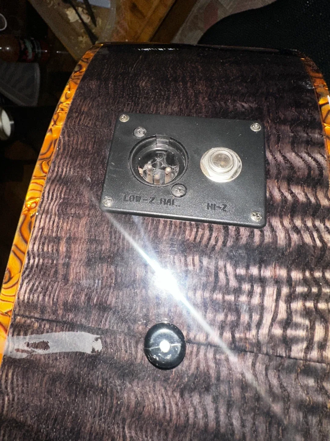 Dean EQABA FL TBK Fretless Acoustic Bass Guitar image indicator(6)