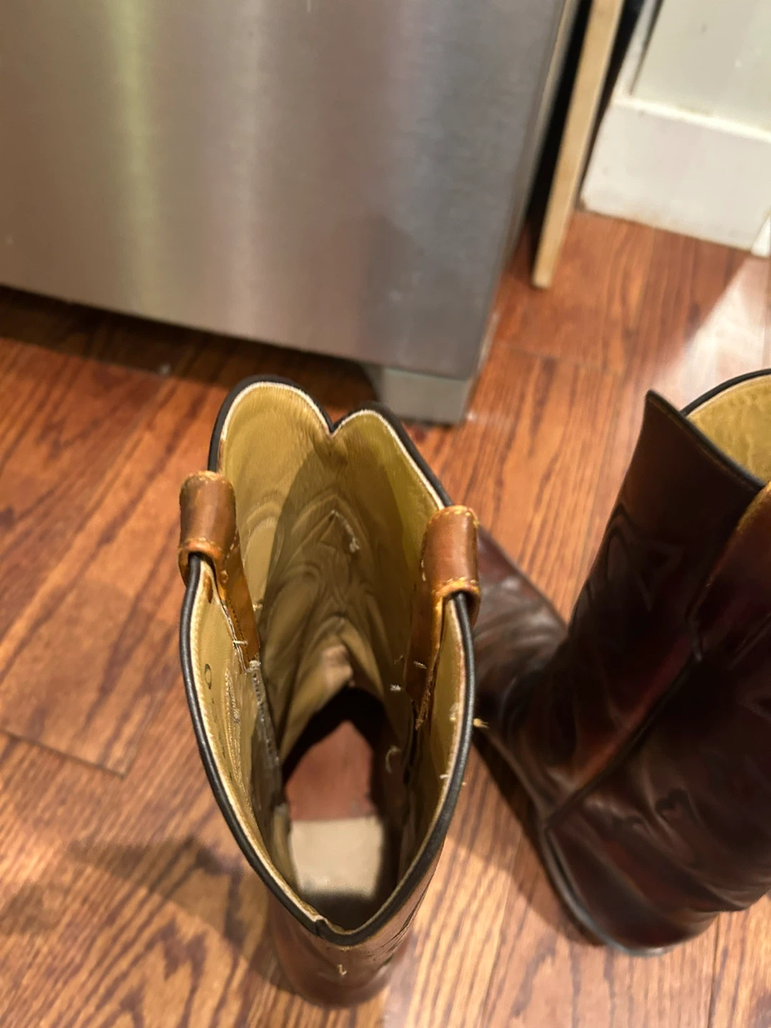 Brown Leather Cowboy Boots - photo 3