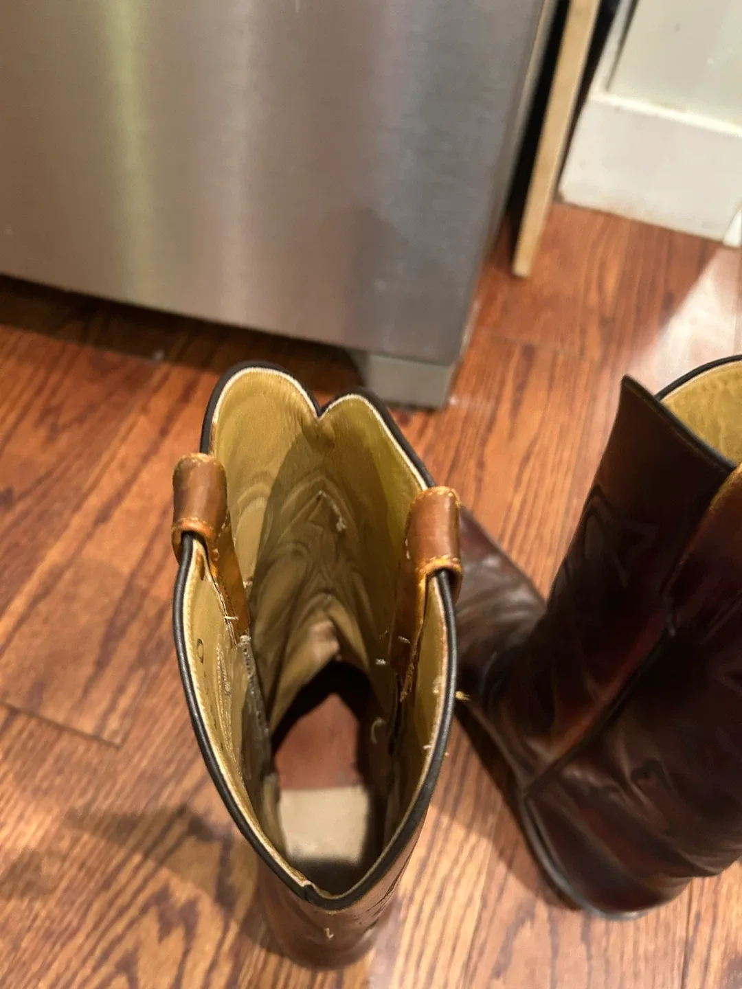 Brown Leather Cowboy Boots image indicator(3)