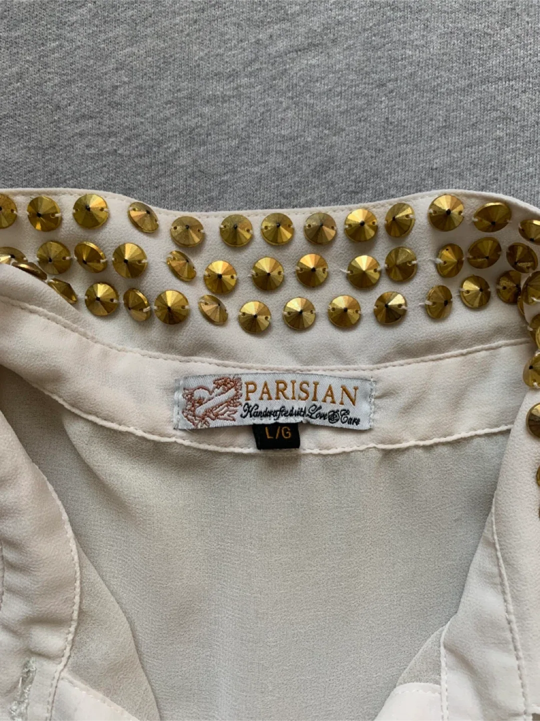 Sleeveless Blouse - Size L #Cleanout image indicator(3)