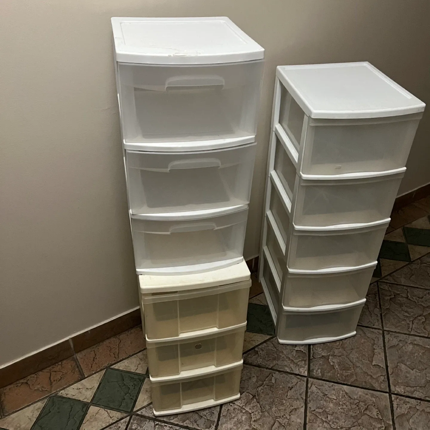 Plastic Drawer Storage Units - Set of 3 image indicator(4)