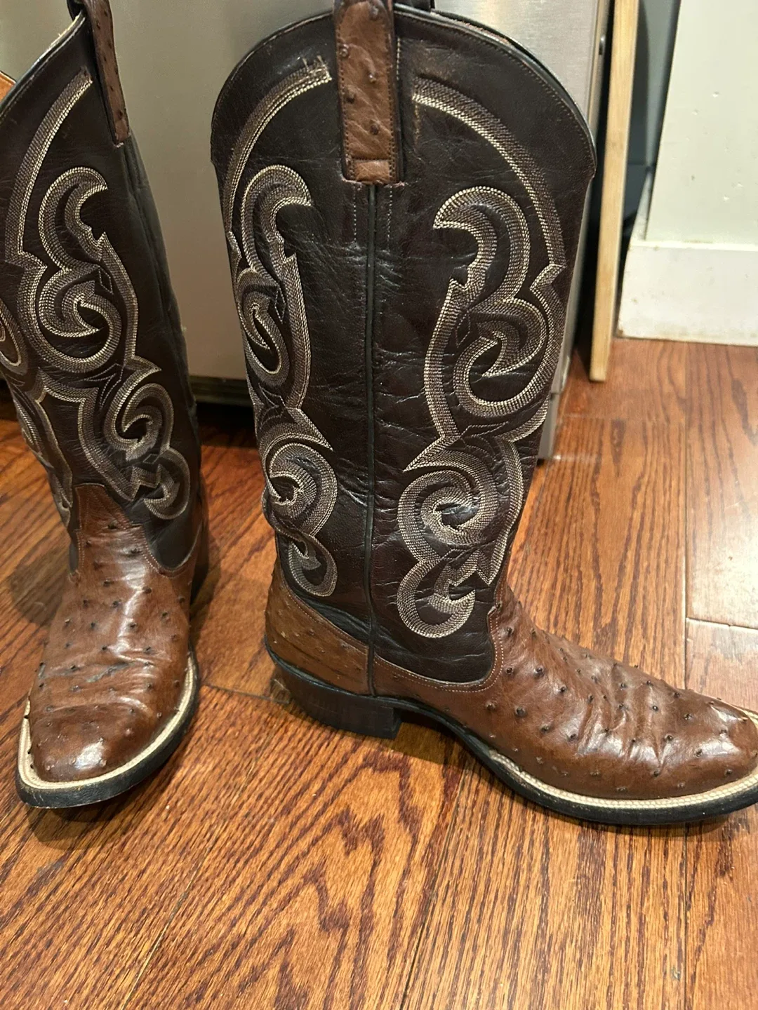 Cat's Paw Leather Cowboy Boots