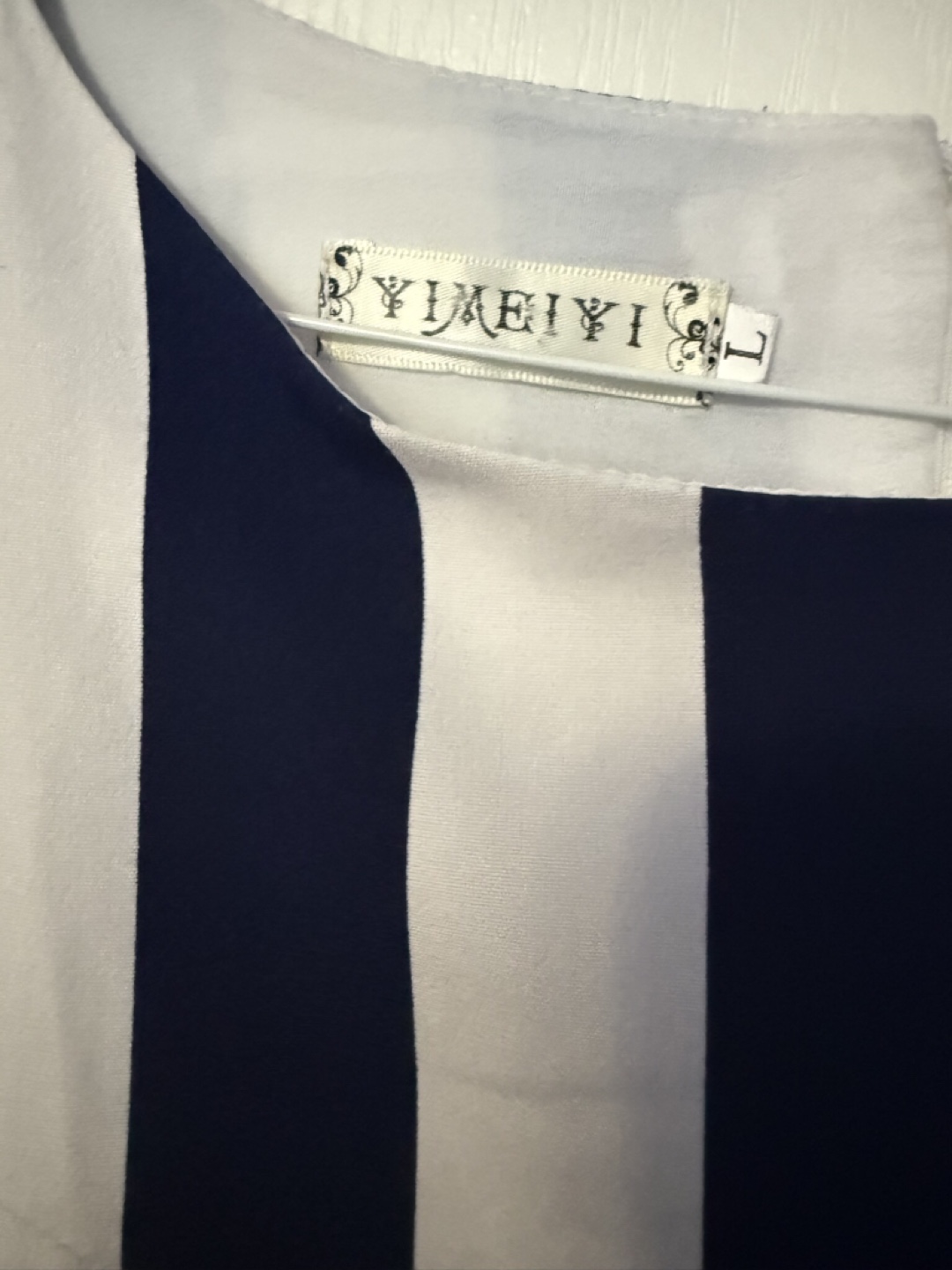 YUMEIYI Striped Dress - Size L #Cleanout - photo 2