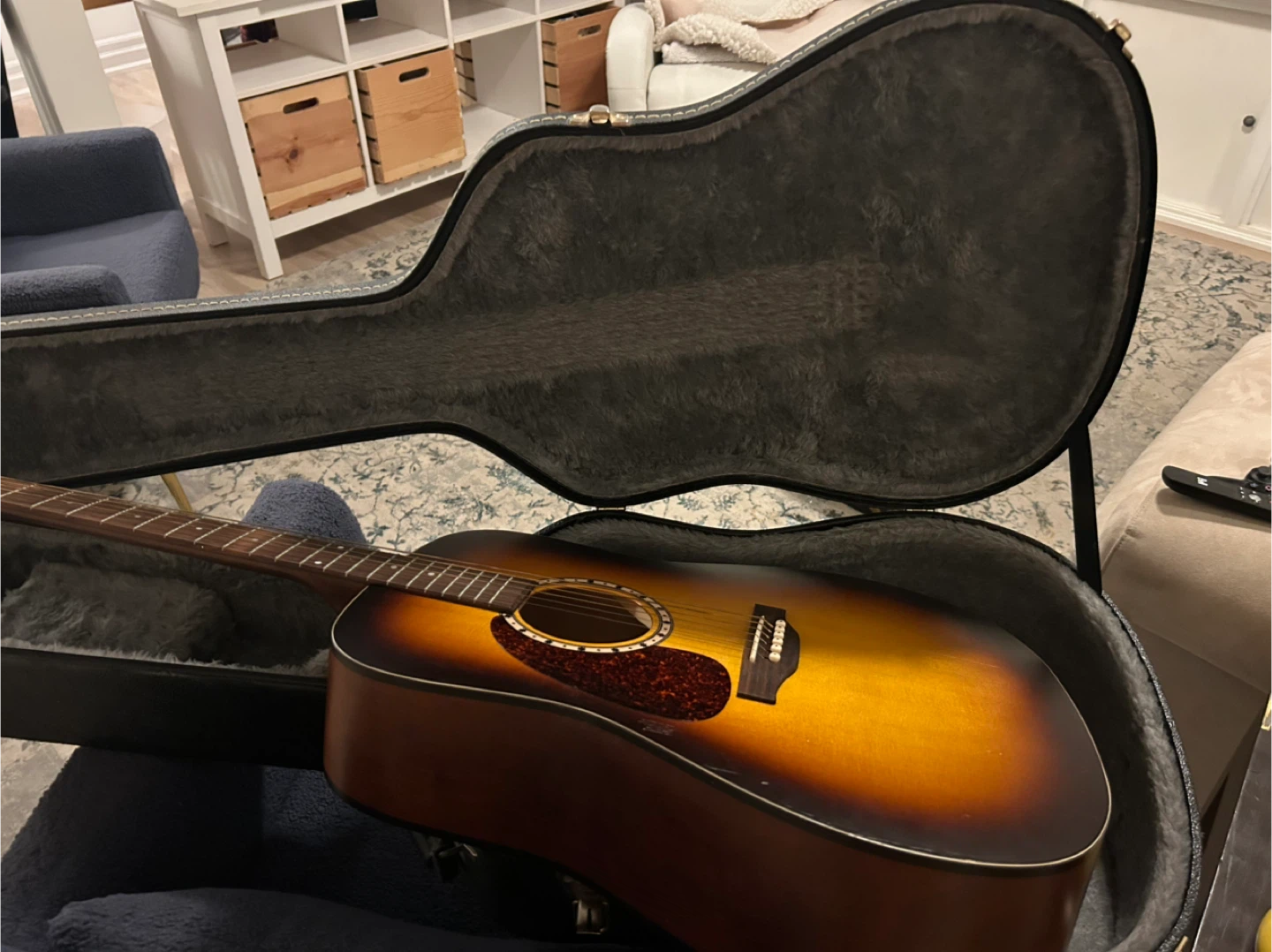 Simon & Patrick Acoustic Guitar with Case - photo 2