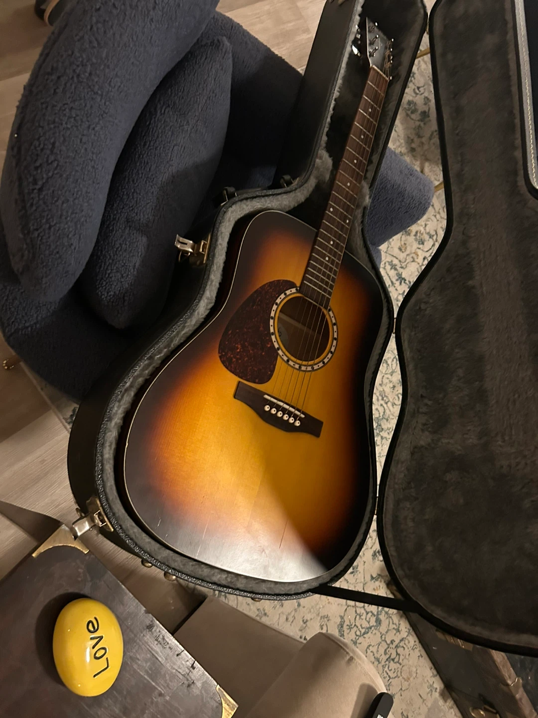 Simon & Patrick Acoustic Guitar with Case - photo 5