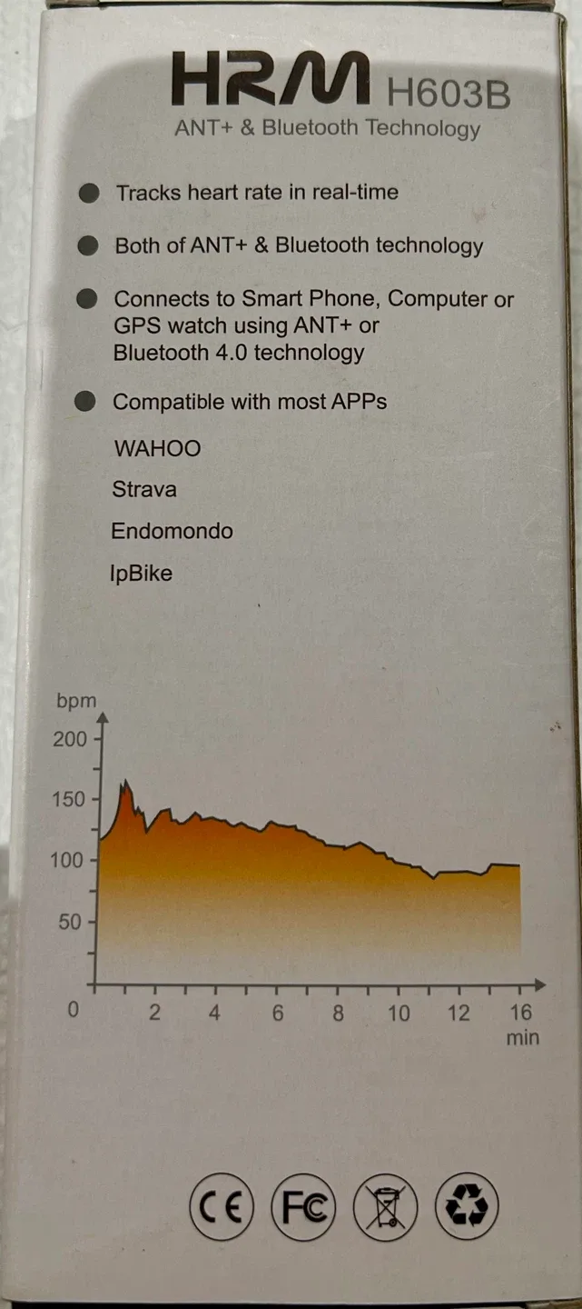HRM H603B Heart Rate Monitor - New in Box! image indicator(2)