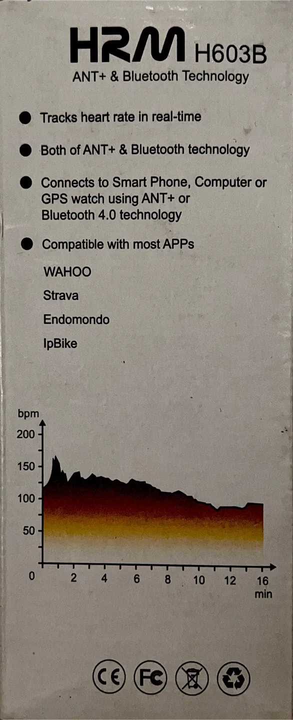HRM H603B Heart Rate Monitor - New in Box! image indicator(6)