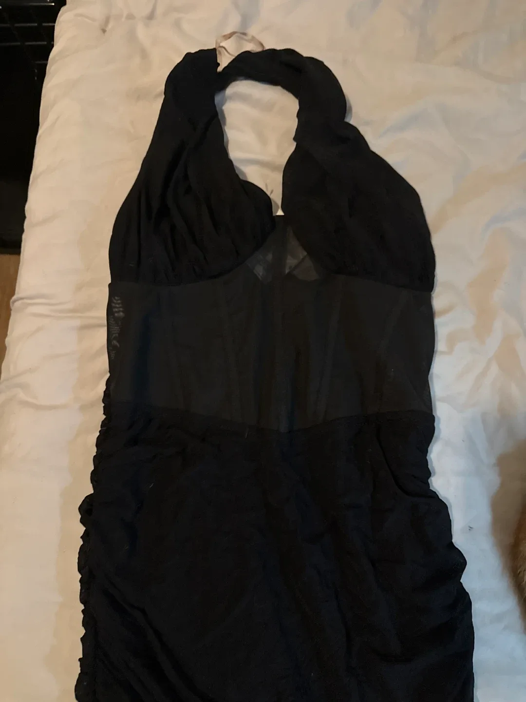 Meshki Black Mini Dress