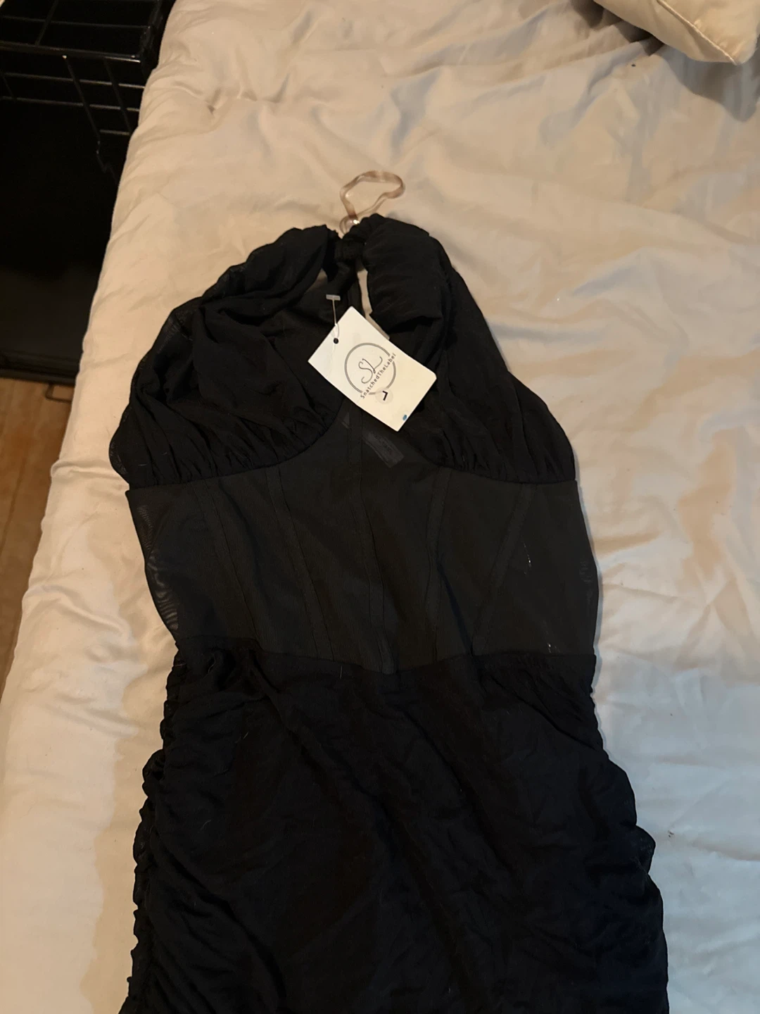 Meshki Black Mini Dress - photo 3