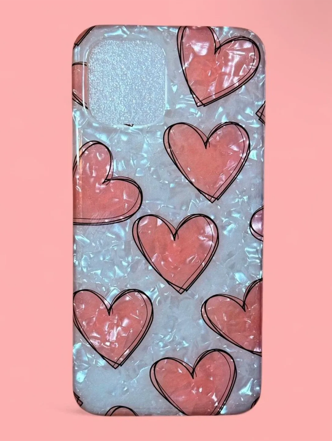 Heart Pattern iPhone Case