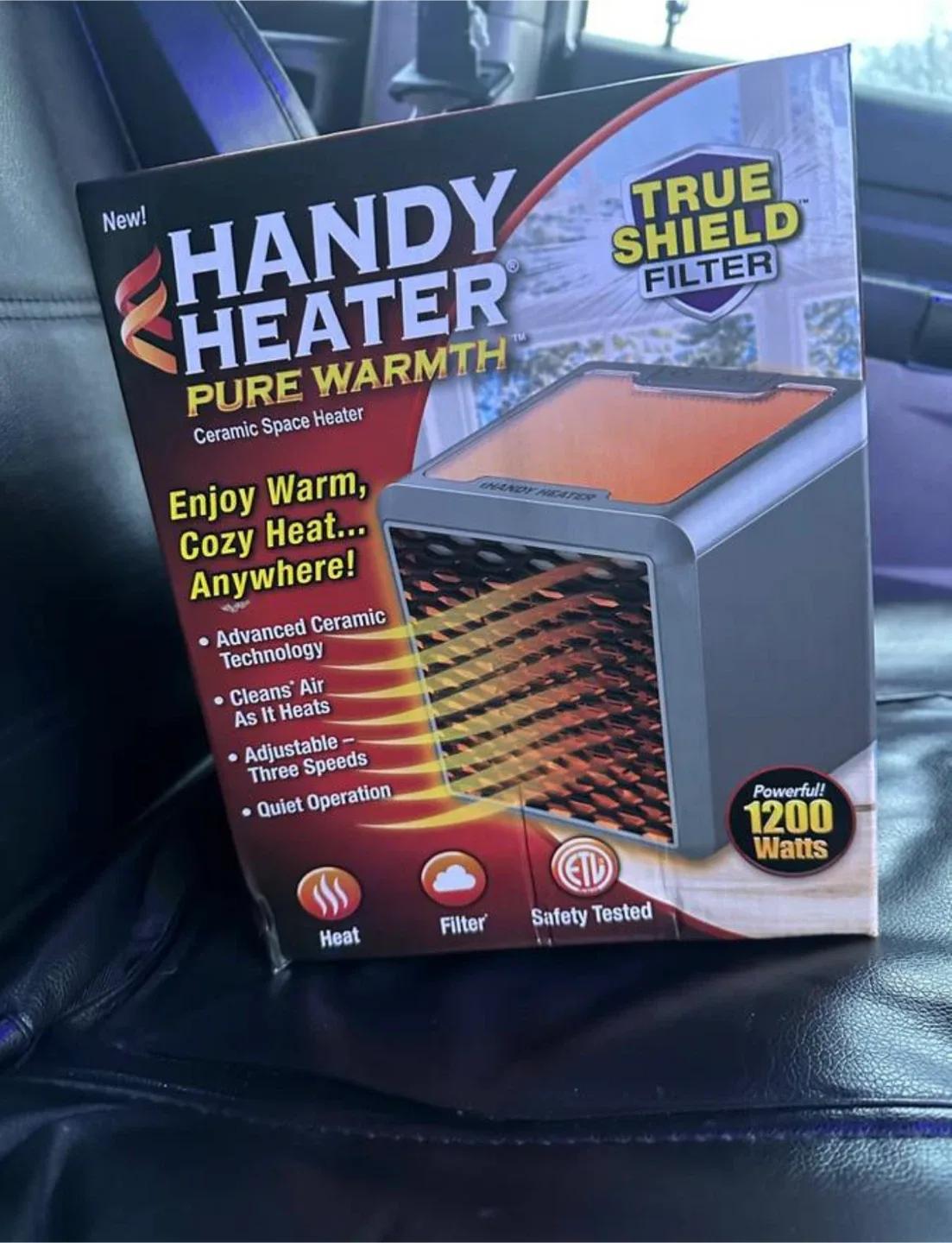 Heater Pure Warmth Ceramic Space Heater #Cleanout