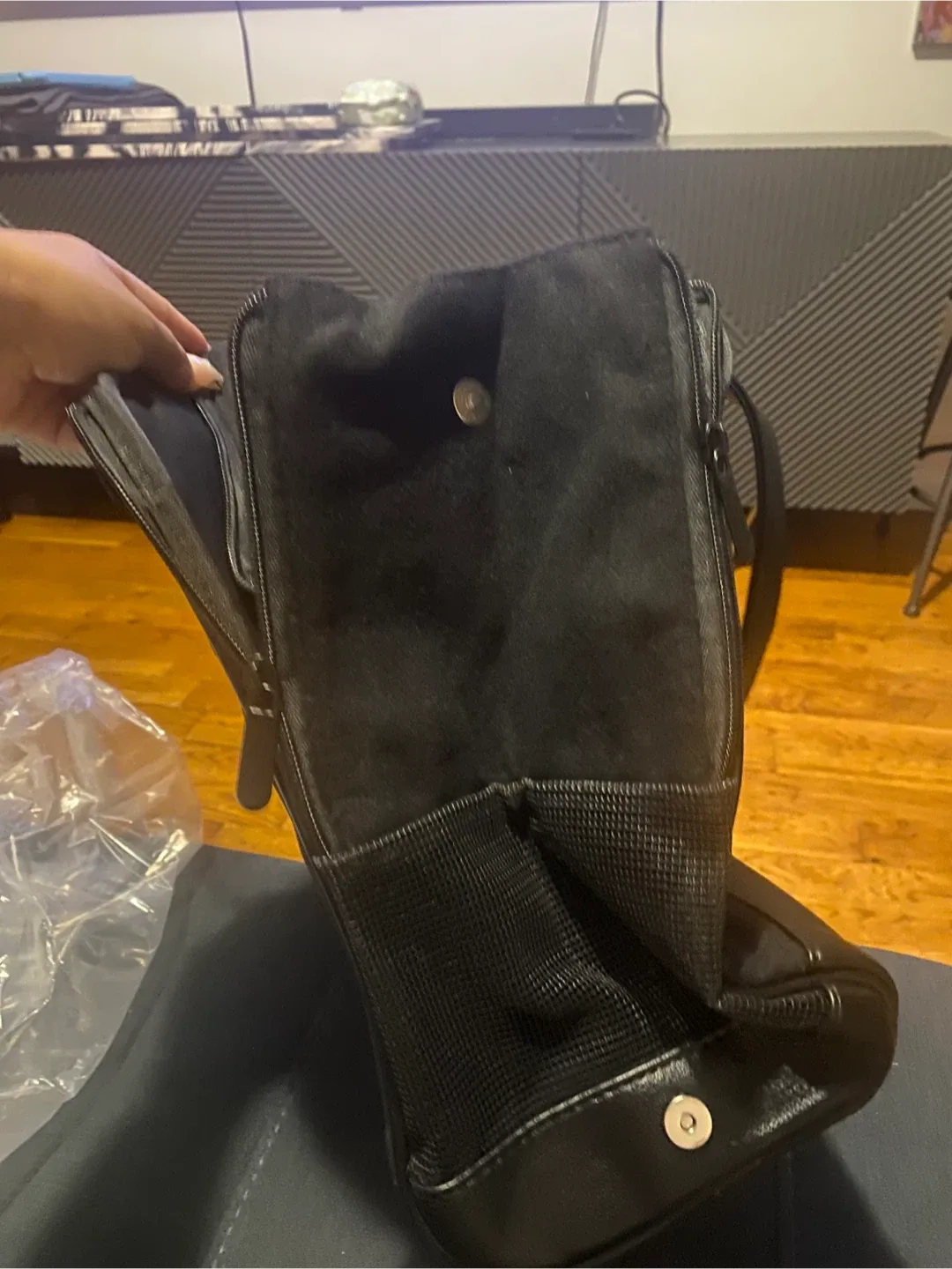 Fux Apparel Black Garment Bag (For Dog) image indicator(2)