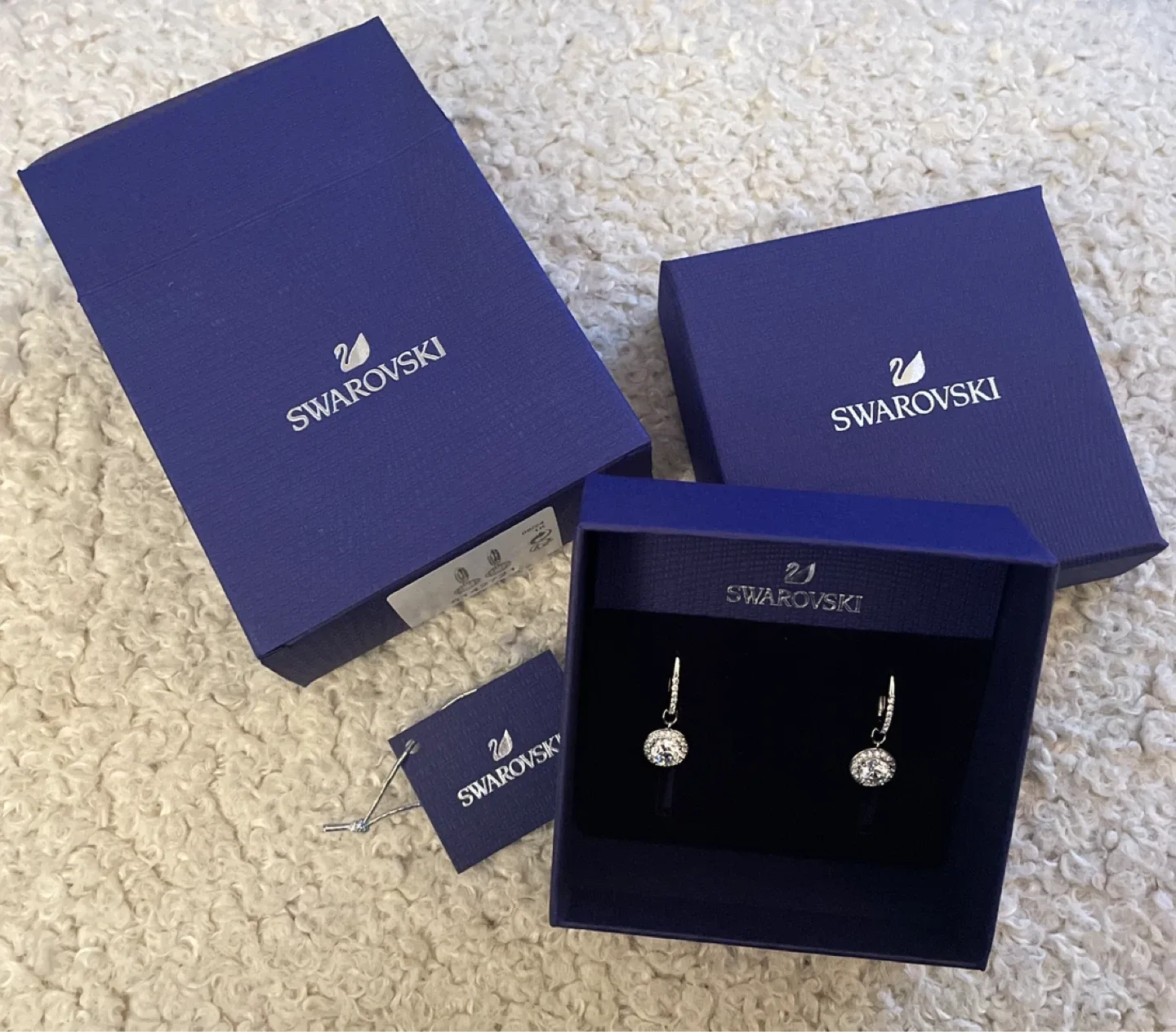 Swarovski Earrings - New in Box #cleanout