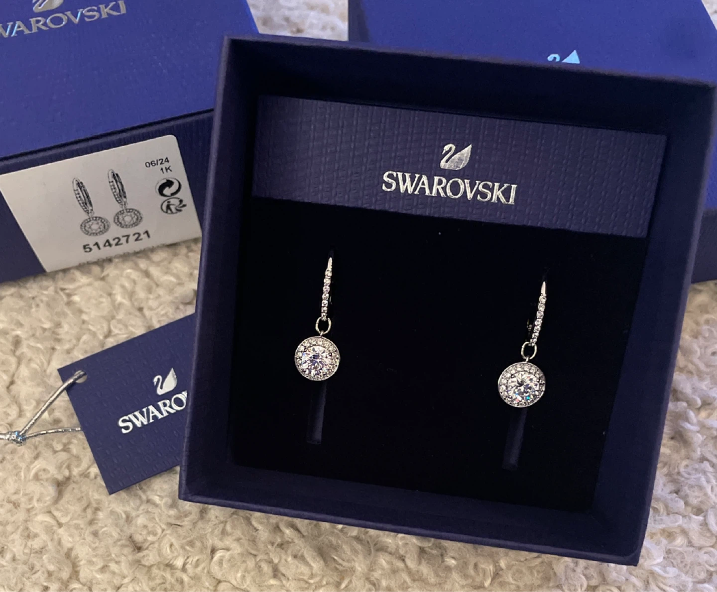 Swarovski Earrings - New in Box #cleanout - photo 2
