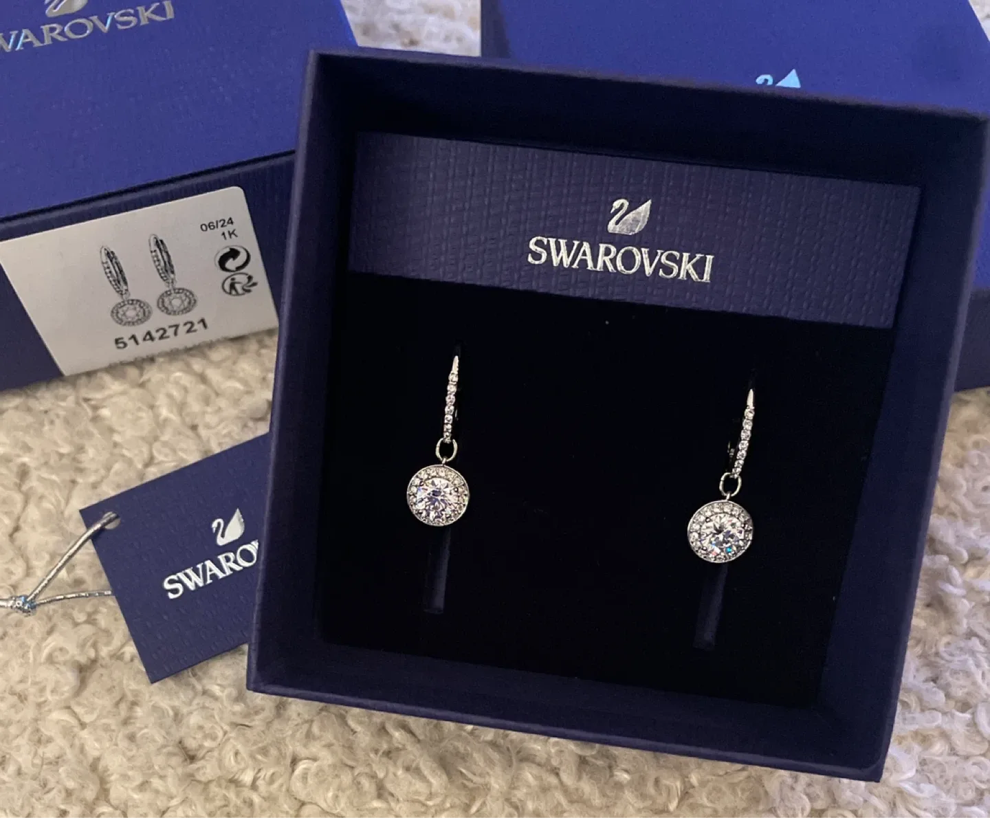 Swarovski Earrings - New in Box #cleanout image indicator(2)