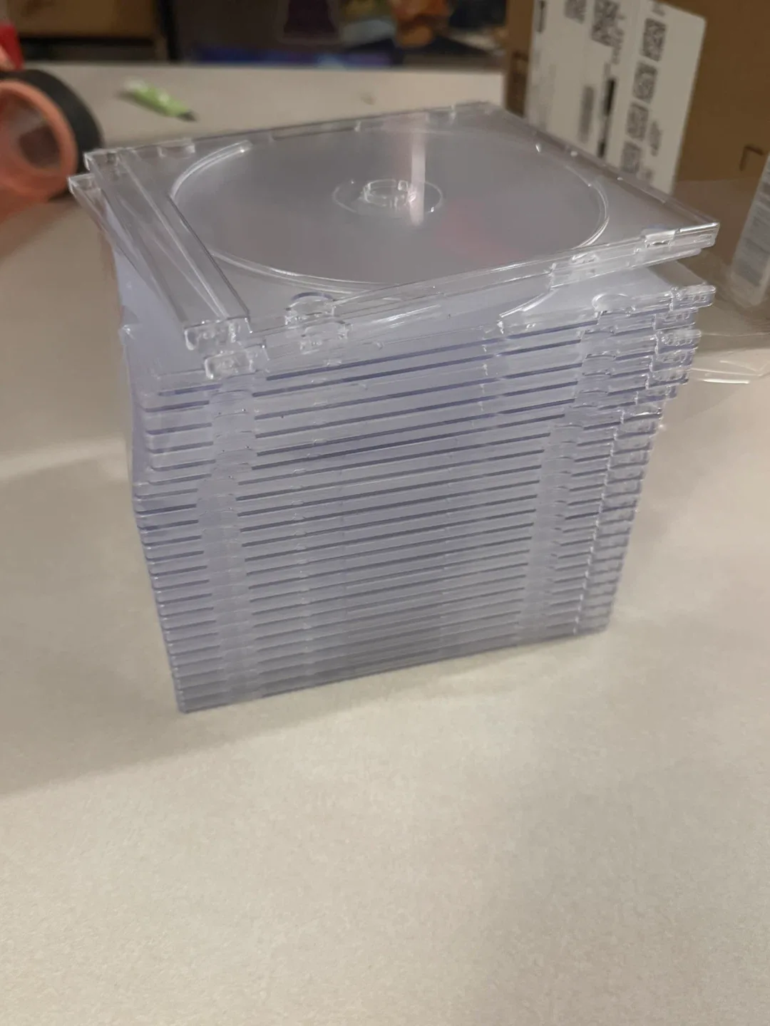 Verbatim CD/DVD Clear Slim Jewel Cases - 25pk