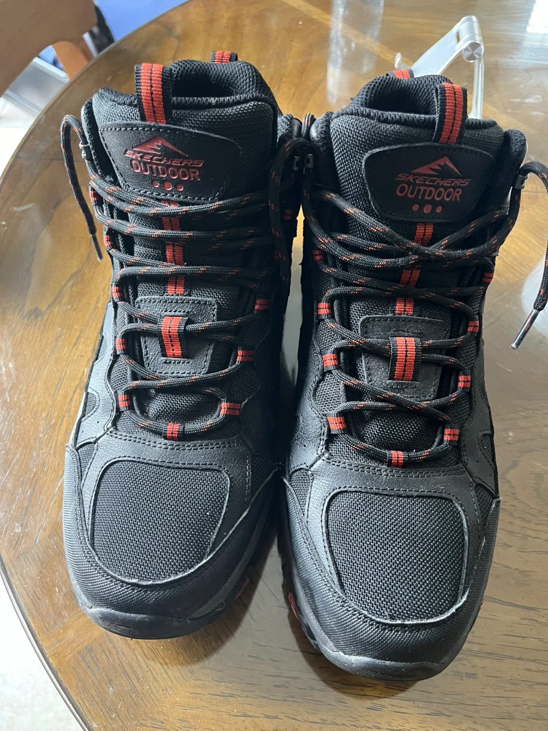 Skechers Outdoor Hiking Boots - Black & Red image indicator(5)