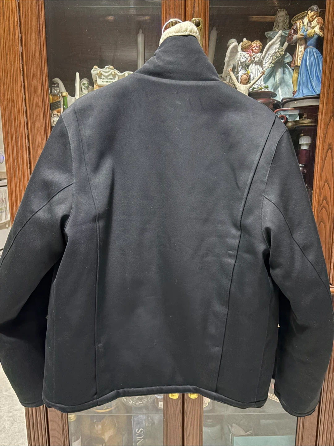 Sandro Paris Aviator Style Shearling Jacket - photo 2