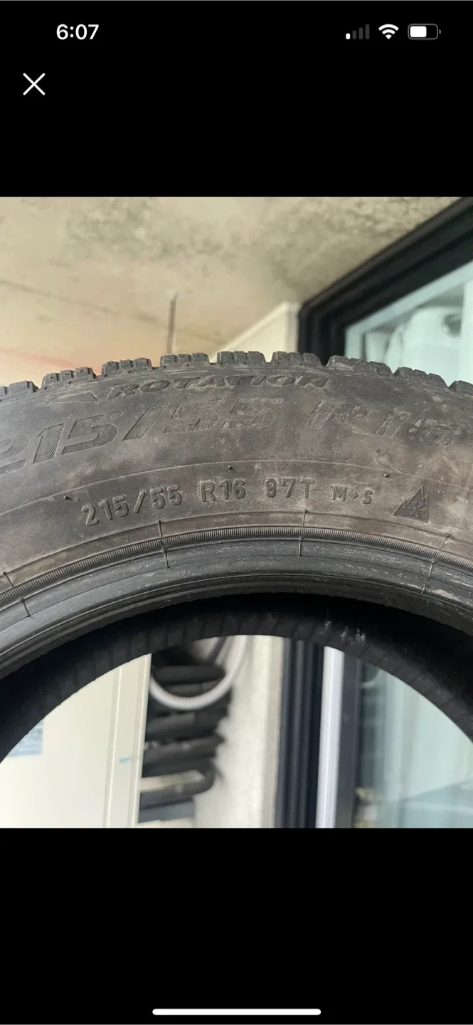 winter tires for sale $500 with free add image indicator(5)