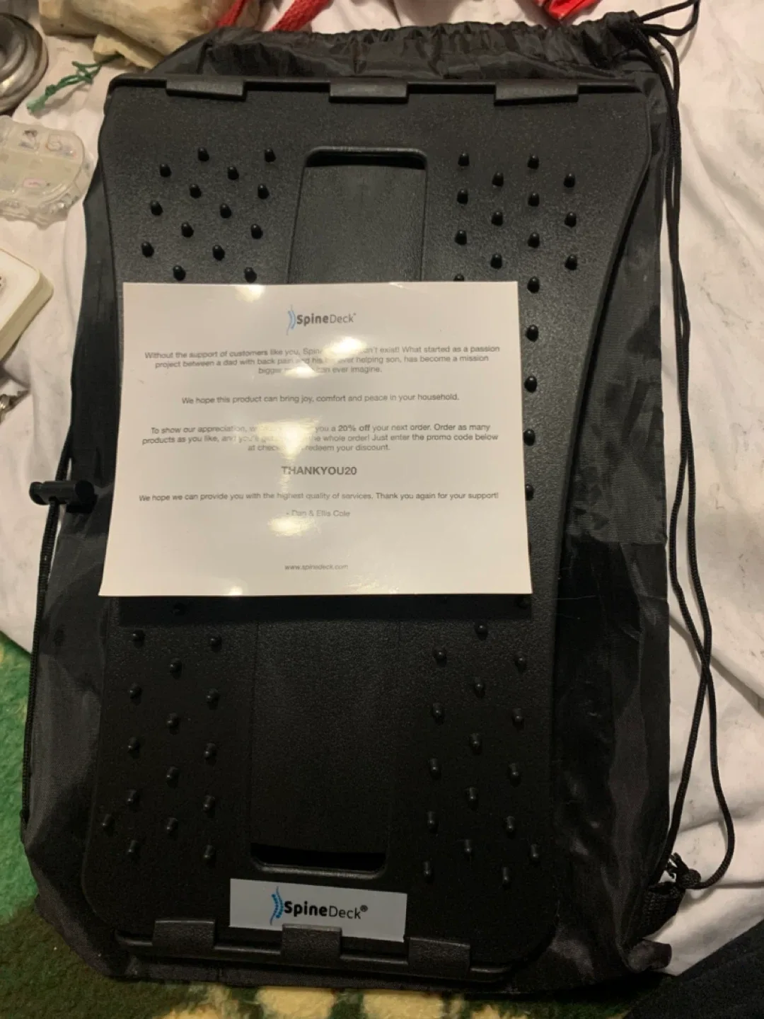 SpineDeck Back Stretcher with Carry Bag image indicator(3)