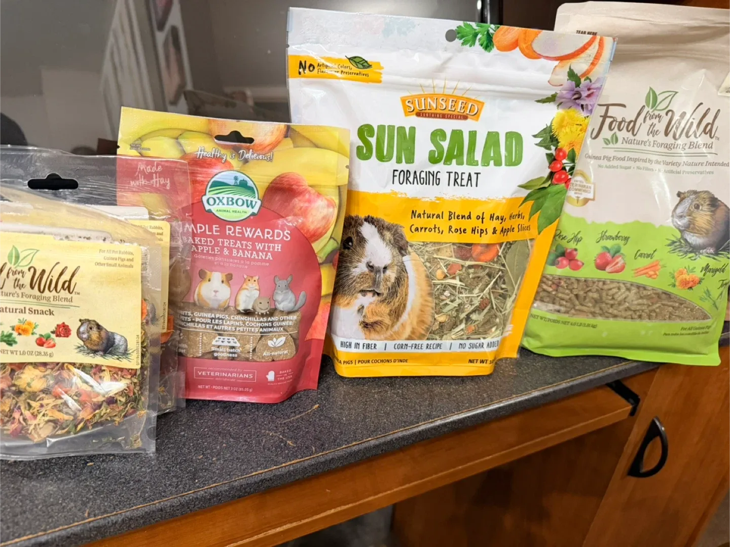 Guinea Pig Treats: Oxbow, Sunseed, Food from the Wild