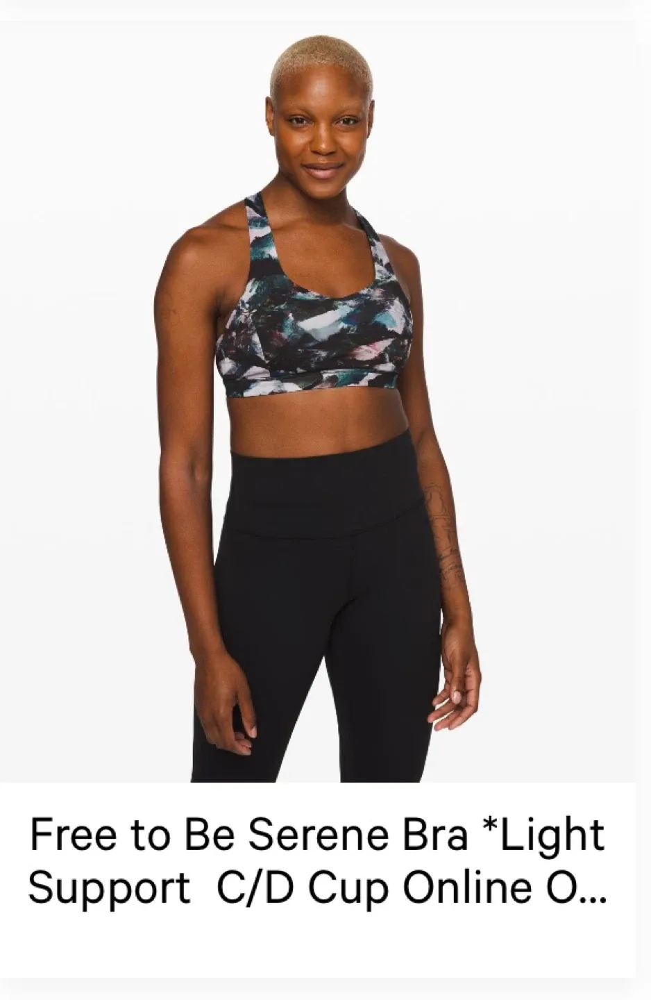 #Cleanout - Lululemon Free to Be Serene Bra , size 6 image indicator(2)