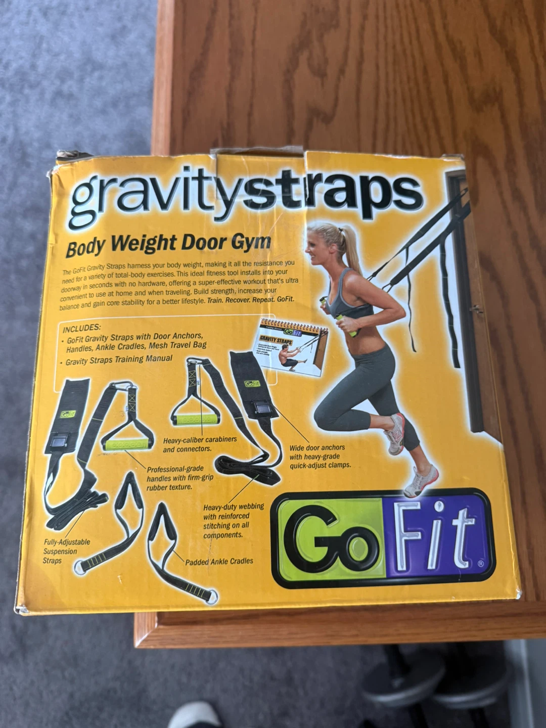 GoFit Gravity Straps Body Weight Door Gym